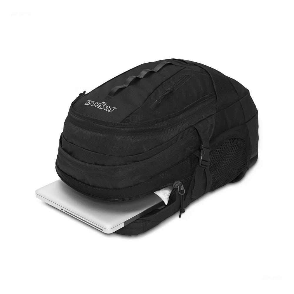 Black JanSport Odyssey School Backpacks | US_JS366