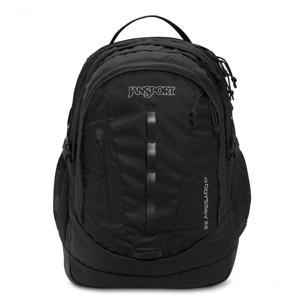 Black JanSport Odyssey School Backpacks | US_JS366