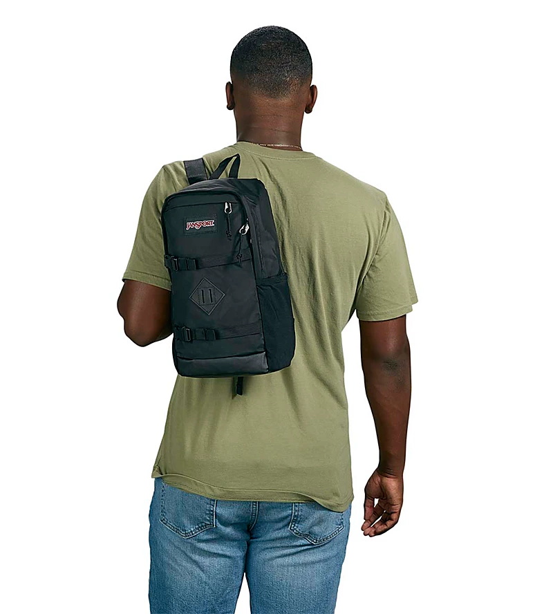 Black JanSport Off Campus Sling Messenger Bags | US_JS420