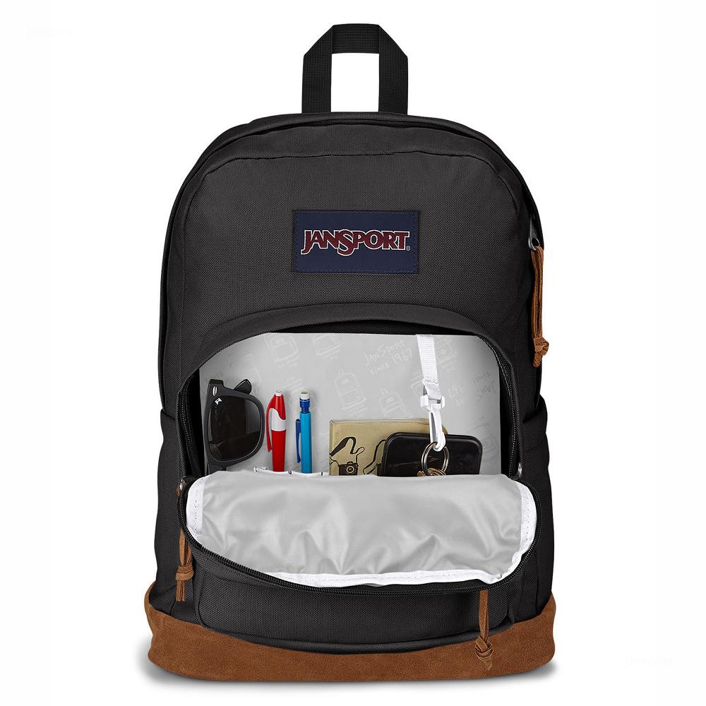 Black JanSport Right Pack Laptop Backpacks | US_JS03B