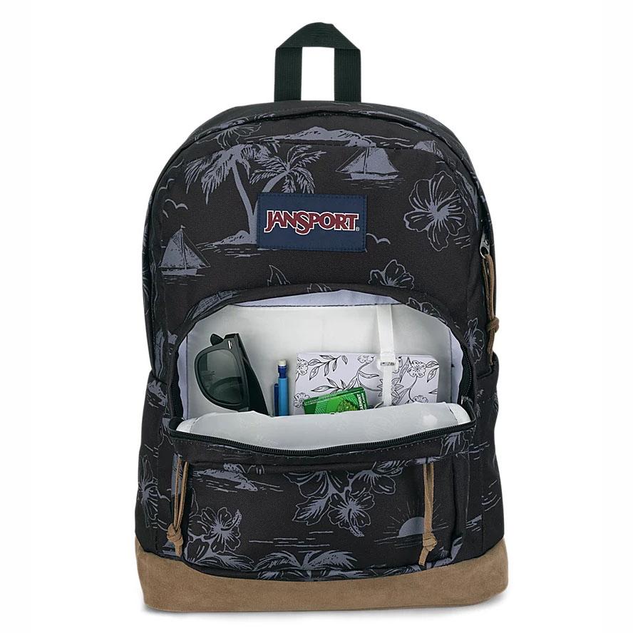 Black JanSport Right Pack School Backpacks | US_JS230