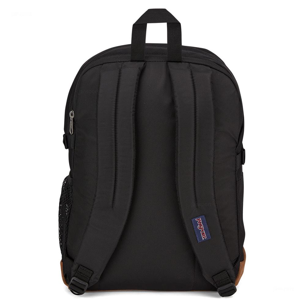 Black JanSport SUEDE CAMPUS Laptop Backpacks | US_JS335