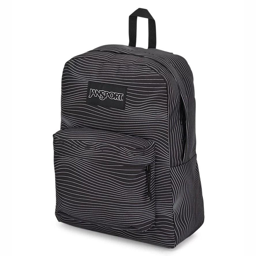 Black JanSport SuperBreak® Plus Laptop Backpacks | US_JS497