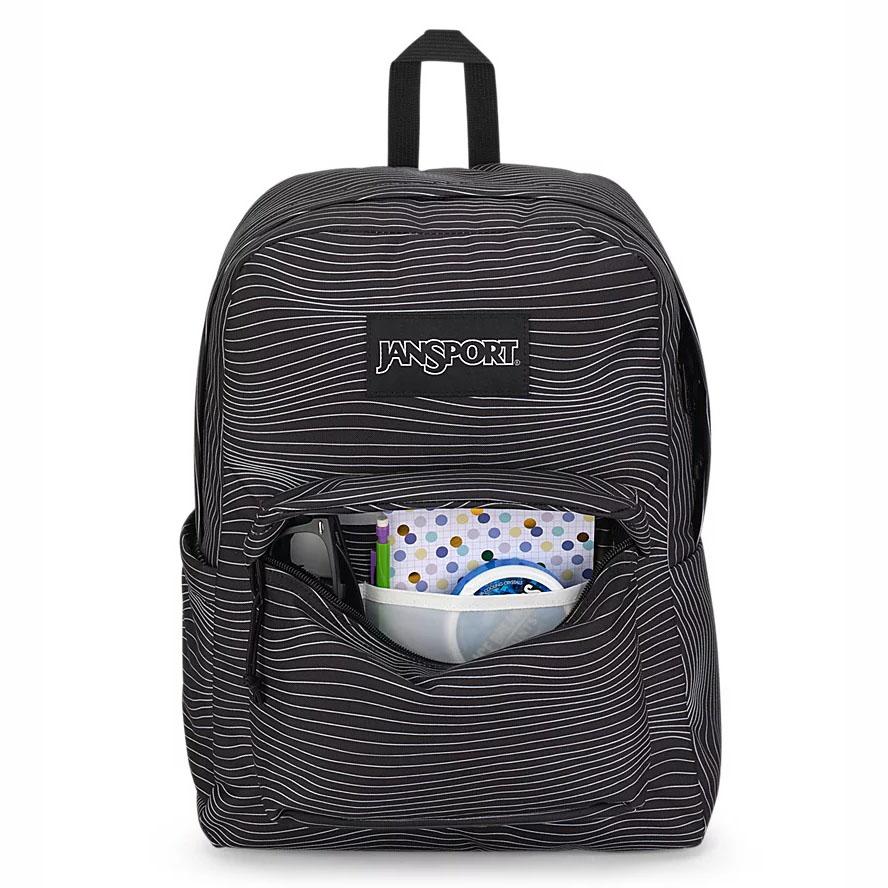 Black JanSport SuperBreak® Plus Laptop Backpacks | US_JS497