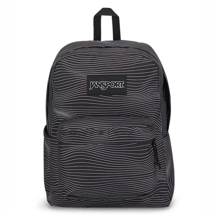 Black JanSport SuperBreak® Plus Laptop Backpacks | US_JS497