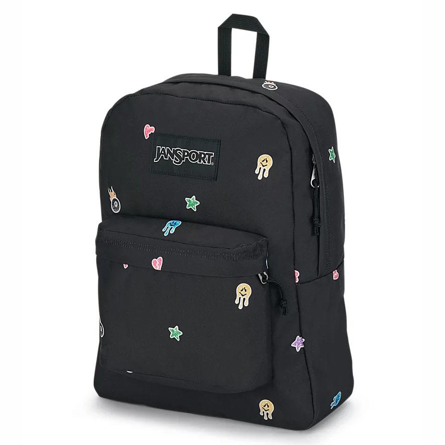 Black JanSport SuperBreak® Plus School Backpacks | US_JS317