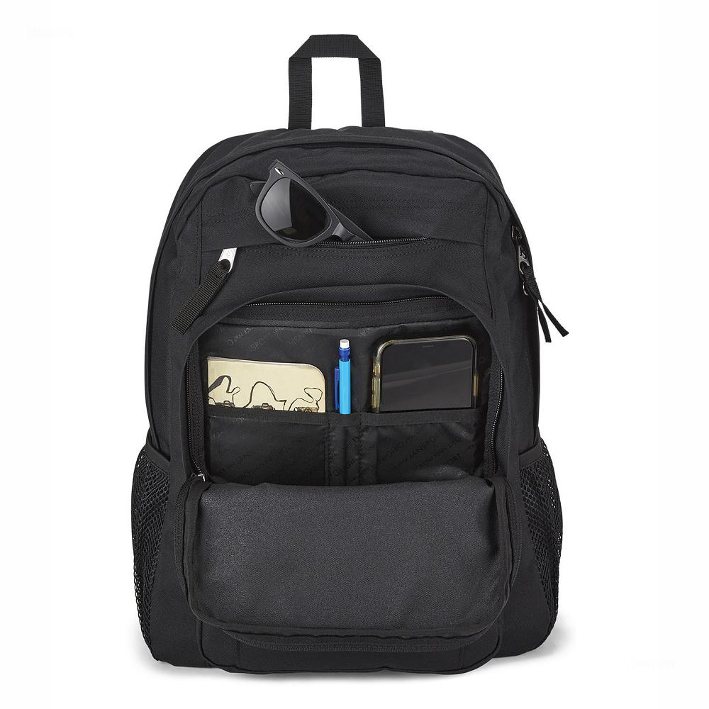 Black JanSport UNION PACK Laptop Backpacks | US_JS413