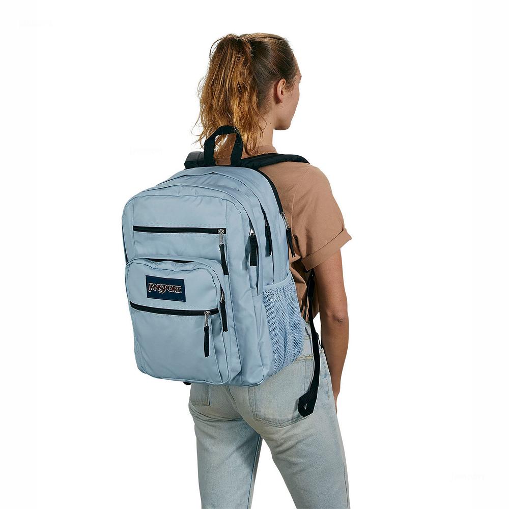 Blue JanSport BIG STUDENT Laptop Backpacks | US_JS287