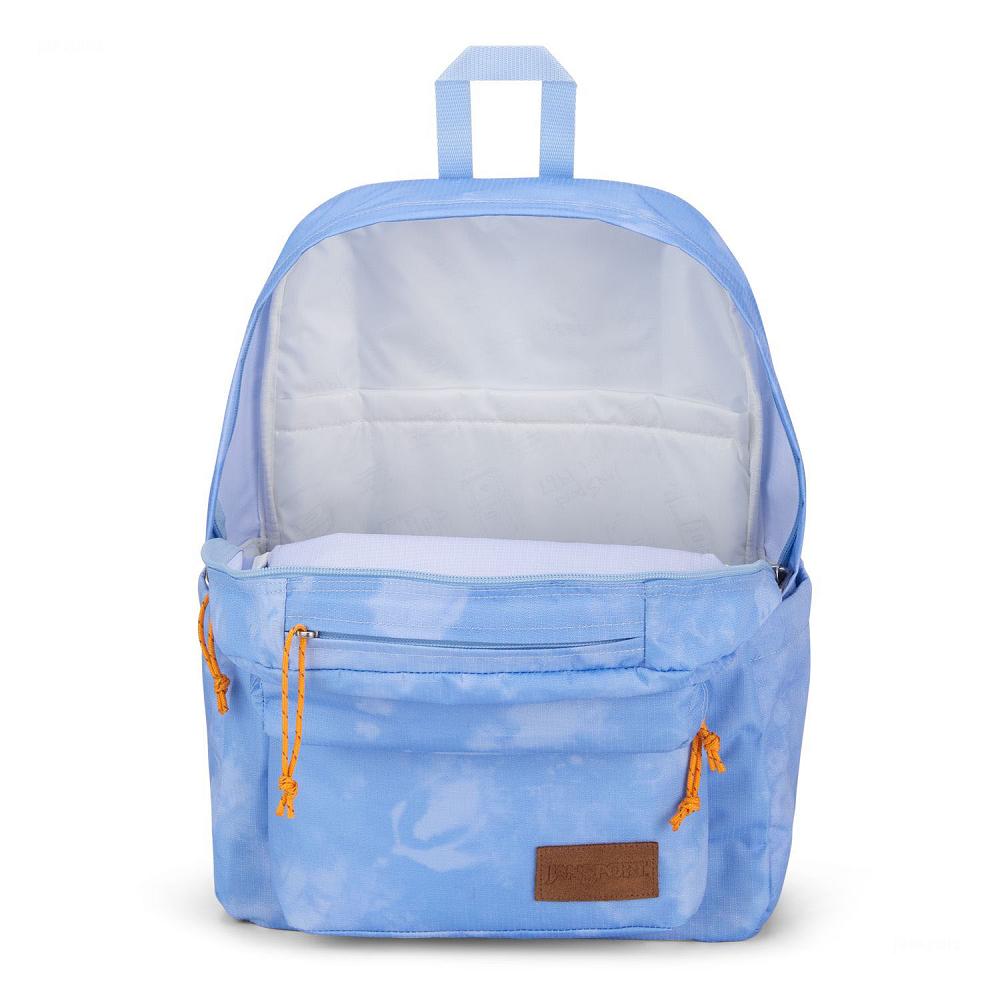 Blue JanSport Double Break School Backpacks | US_JS579