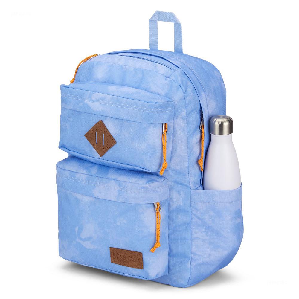 Blue JanSport Double Break School Backpacks | US_JS579