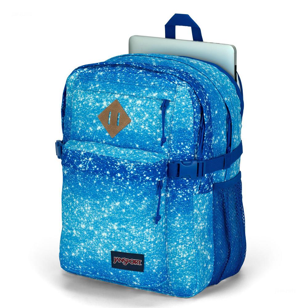 Blue JanSport Main Campus Laptop Backpacks | US_JS561