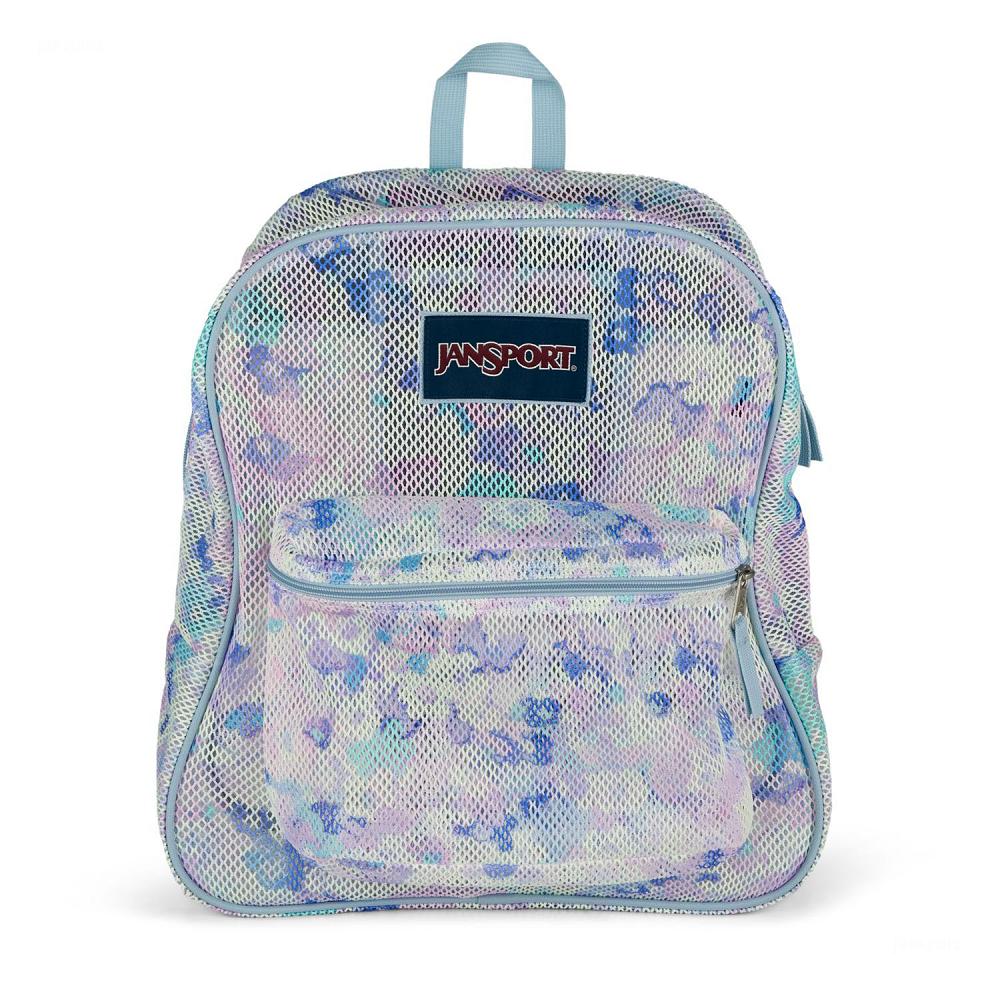 Blue JanSport Mesh Pack School Backpacks | US_JS135