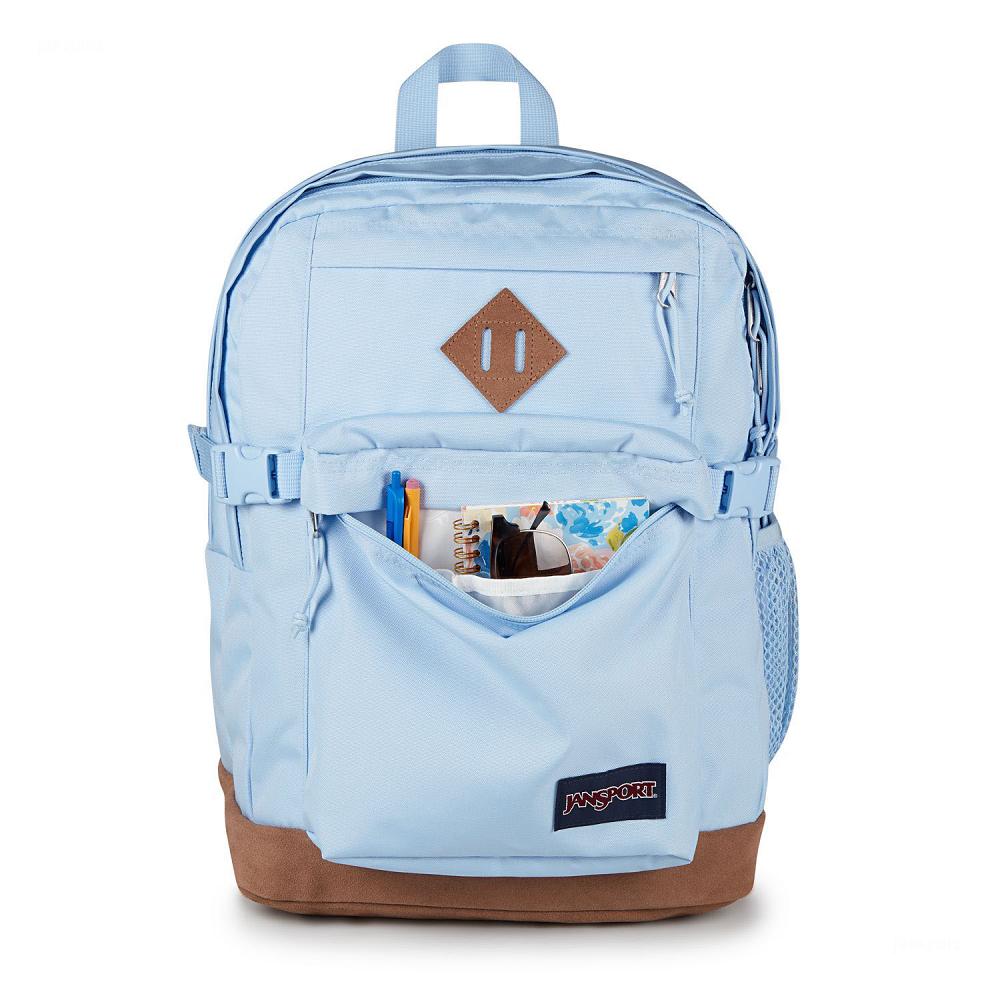 Blue JanSport SUEDE CAMPUS School Backpacks | US_JS463