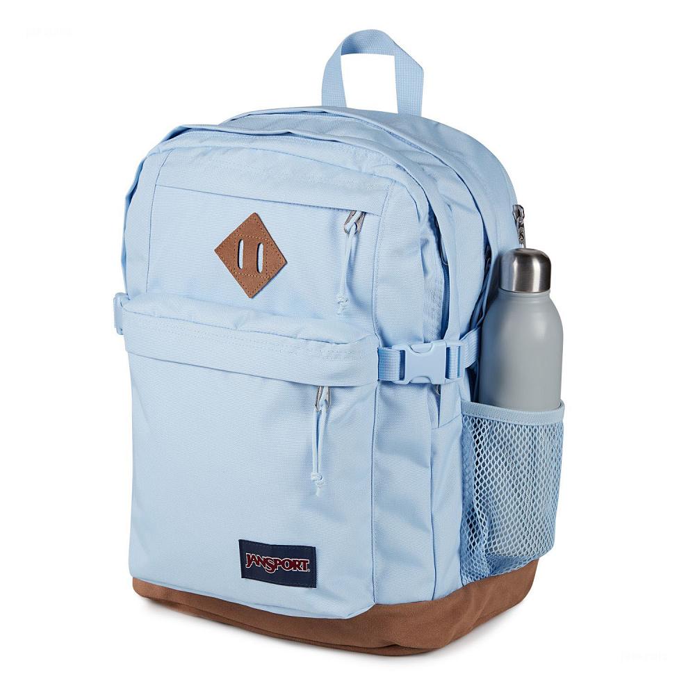 Blue JanSport SUEDE CAMPUS School Backpacks | US_JS463