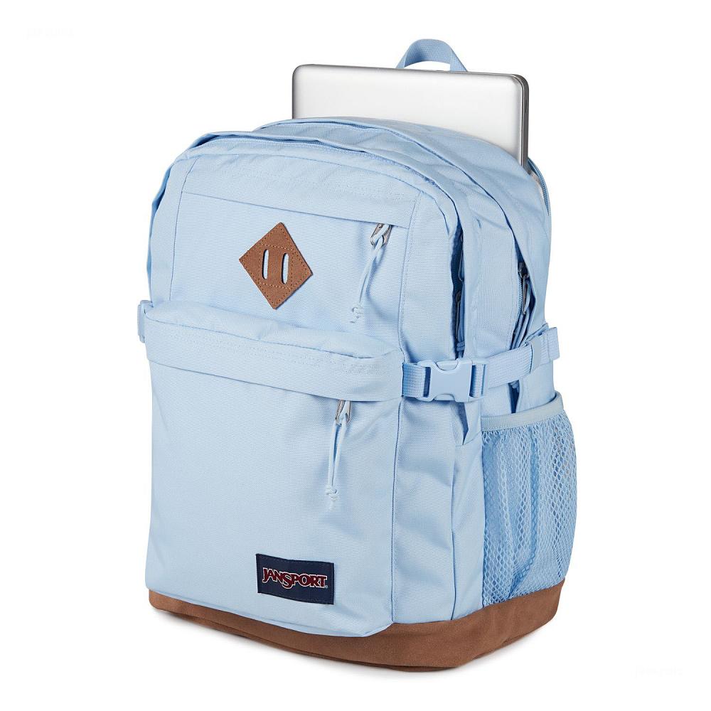 Blue JanSport SUEDE CAMPUS School Backpacks | US_JS463