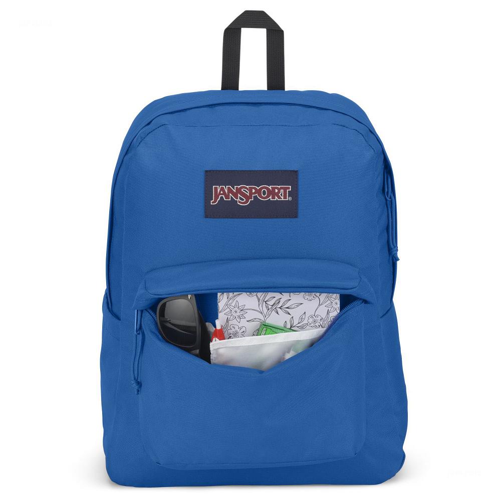 Blue JanSport SuperBreak® Plus Laptop Backpacks | US_JS222