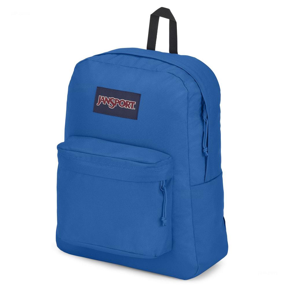 Blue JanSport SuperBreak® Plus Laptop Backpacks | US_JS222