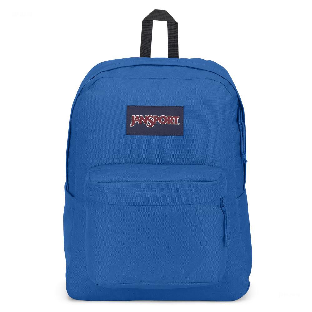 Blue JanSport SuperBreak® Plus Laptop Backpacks | US_JS222