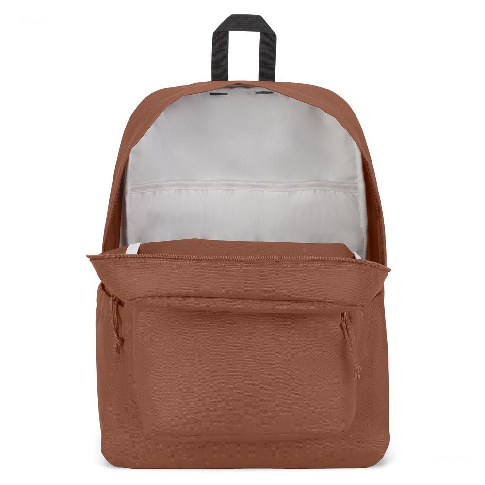 Brown JanSport SuperBreak® Plus Laptop Backpacks | US_JS595