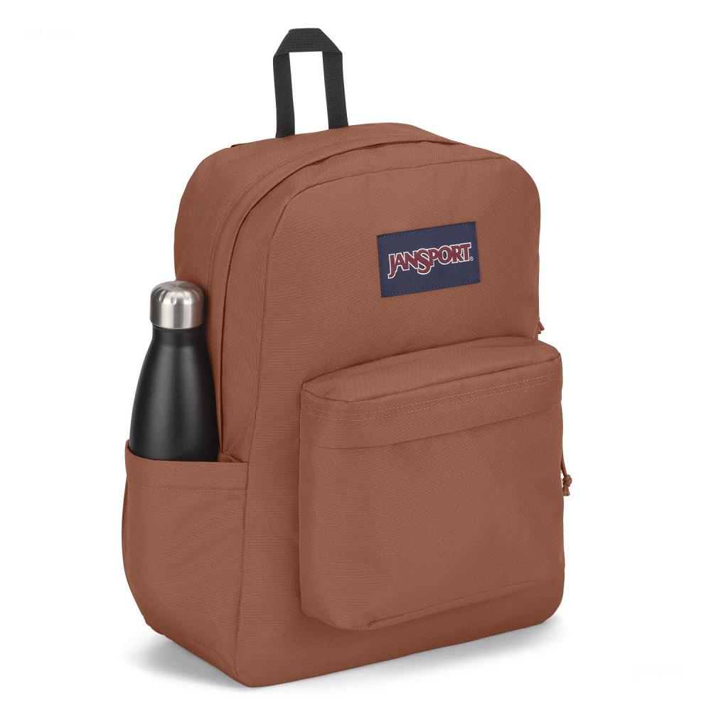 Brown JanSport SuperBreak® Plus Laptop Backpacks | US_JS595