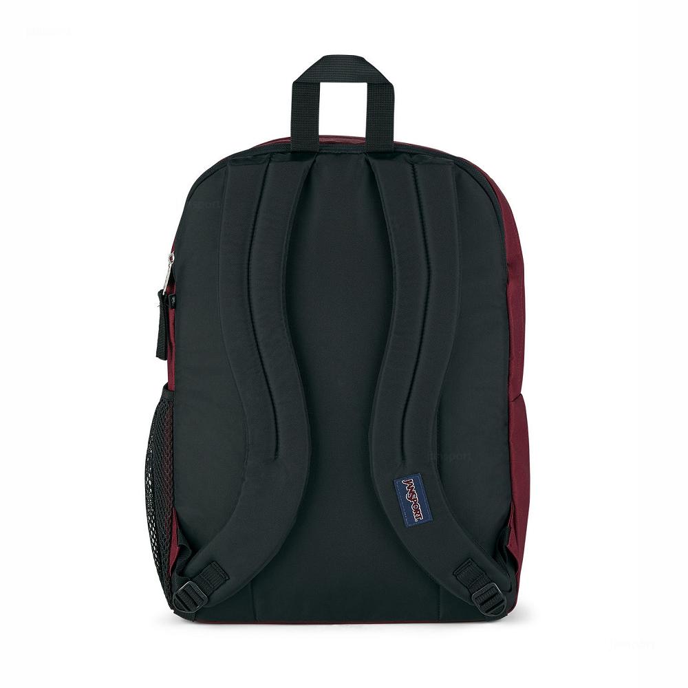 Burgundy JanSport BIG STUDENT Laptop Backpacks | US_JS058