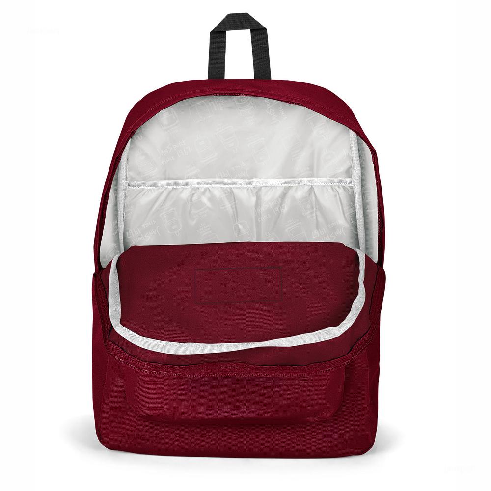 Burgundy JanSport SuperBreak® Plus Laptop Backpacks | US_JS148