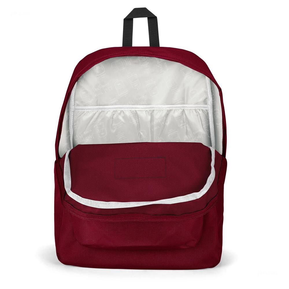 Burgundy JanSport SuperBreak® Plus School Backpacks | US_JS313