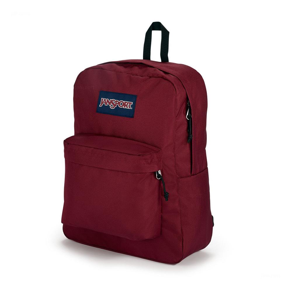 Burgundy JanSport SuperBreak® Plus School Backpacks | US_JS313