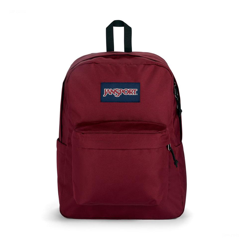 Burgundy JanSport SuperBreak® Plus School Backpacks | US_JS313