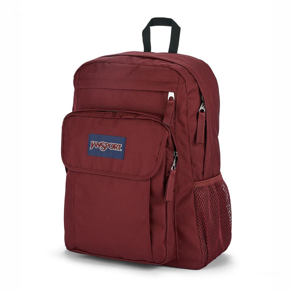 Burgundy JanSport UNION PACK Laptop Backpacks | US_JS462