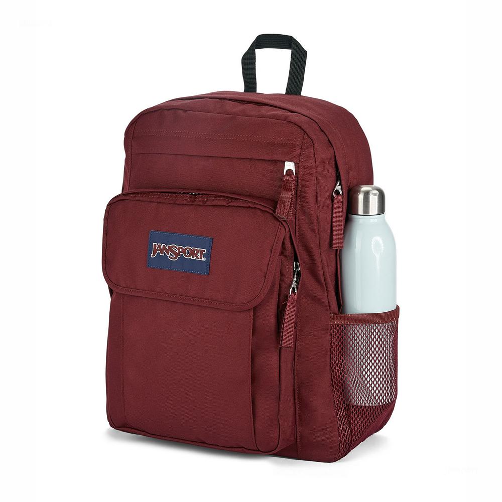 Burgundy JanSport UNION PACK Laptop Backpacks | US_JS462