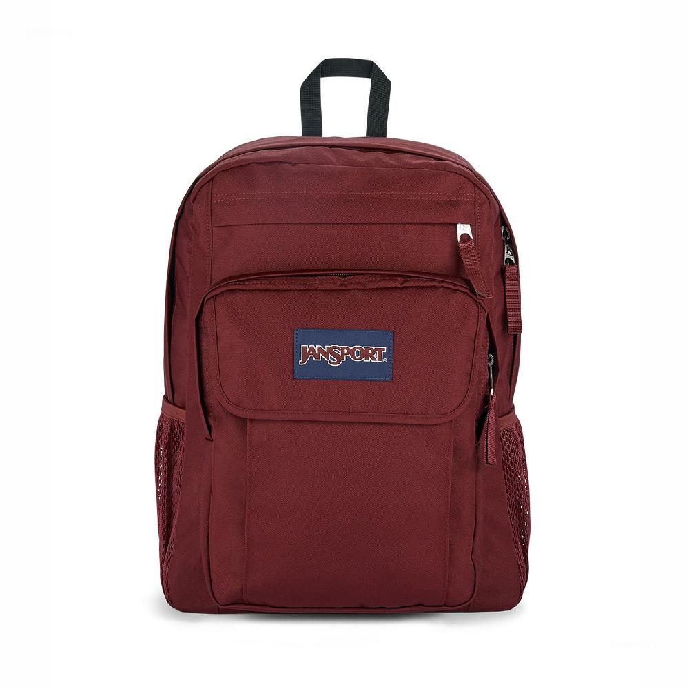 Burgundy JanSport UNION PACK Laptop Backpacks | US_JS462