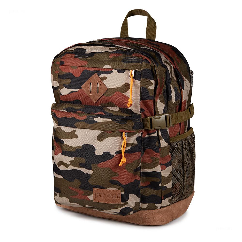 Camo JanSport SUEDE CAMPUS Laptop Backpacks | US_JS585