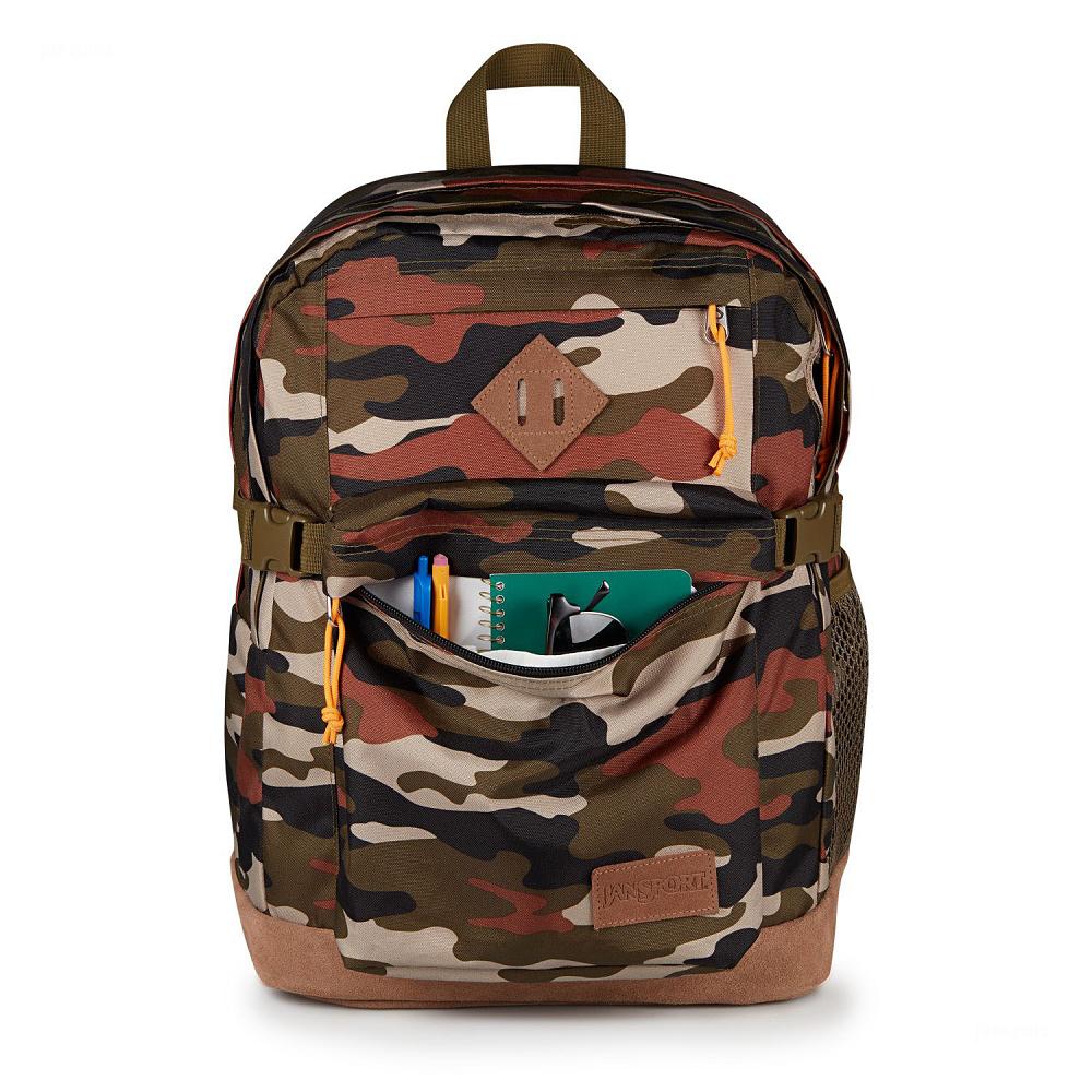 Camo JanSport SUEDE CAMPUS Laptop Backpacks | US_JS585