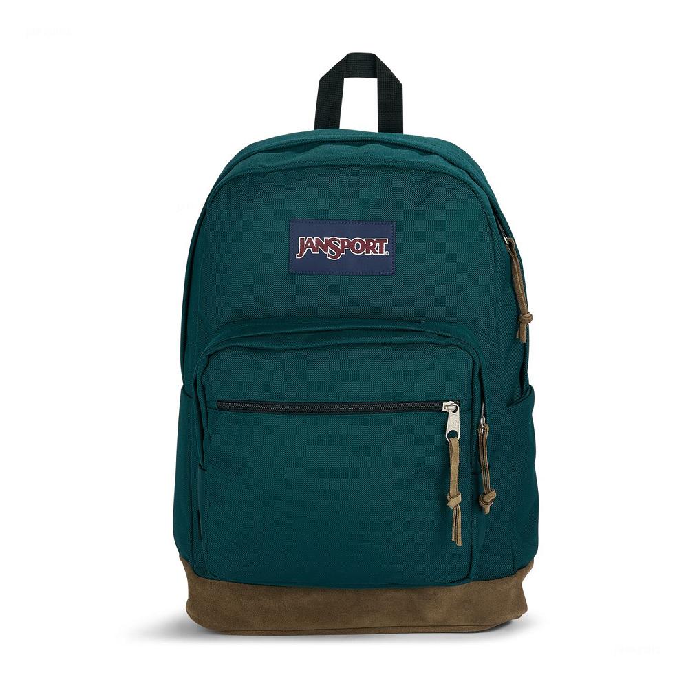 Deep Green JanSport Right Pack School Backpacks | US_JS029