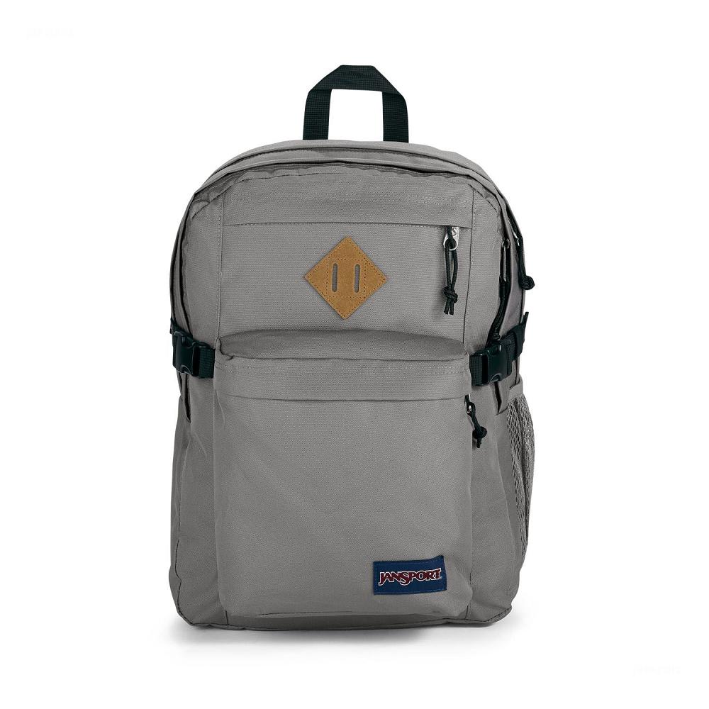 Deep Grey JanSport Main Campus Laptop Backpacks | US_JS291