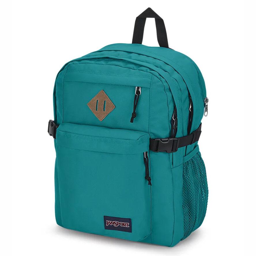 Green JanSport Main Campus Laptop Backpacks | US_JS334