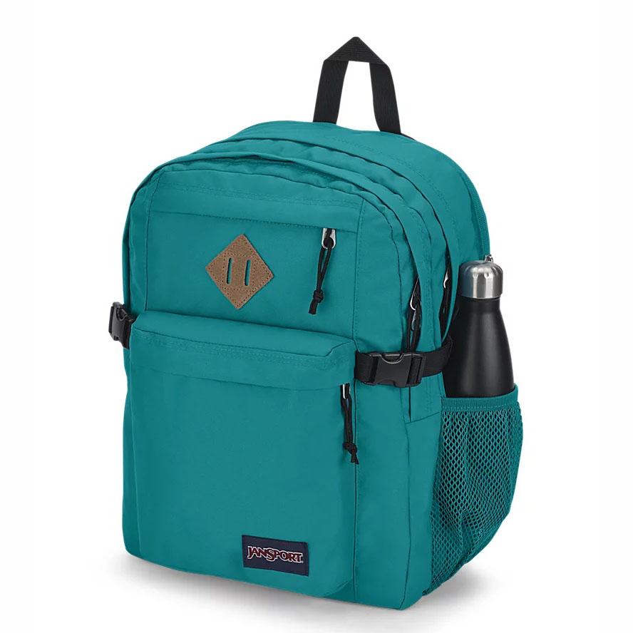 Green JanSport Main Campus Laptop Backpacks | US_JS334