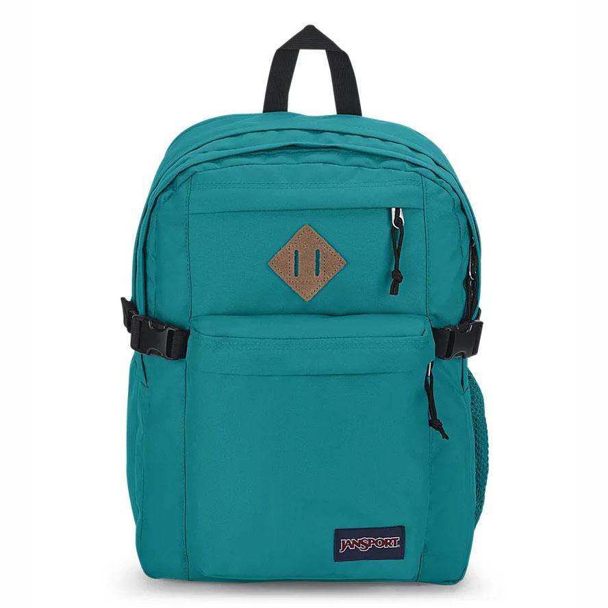 Green JanSport Main Campus Laptop Backpacks | US_JS334