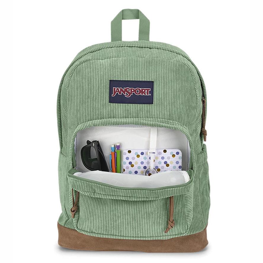 Green JanSport Right Pack Laptop Backpacks | US_JS405