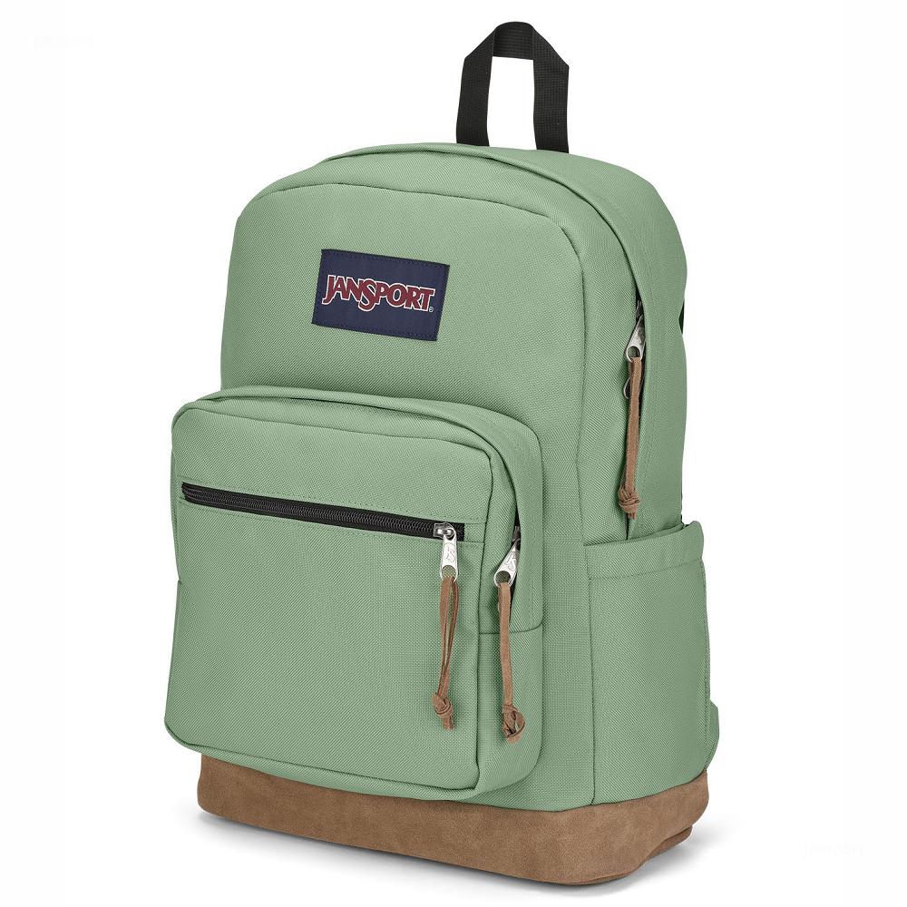 Green JanSport Right Pack Laptop Backpacks | US_JS473