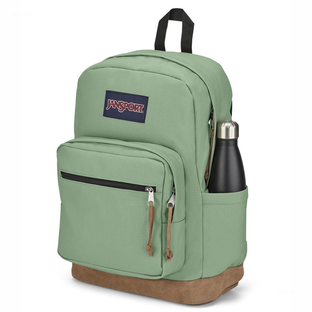 Green JanSport Right Pack Laptop Backpacks | US_JS473