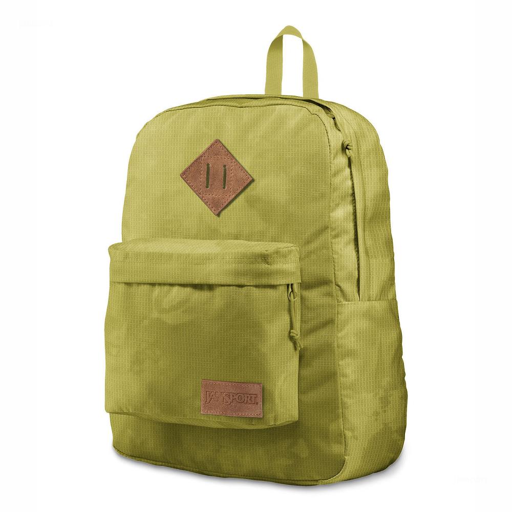 Green JanSport SUPERBREAK PLUS FX Laptop Backpacks | US_JS056