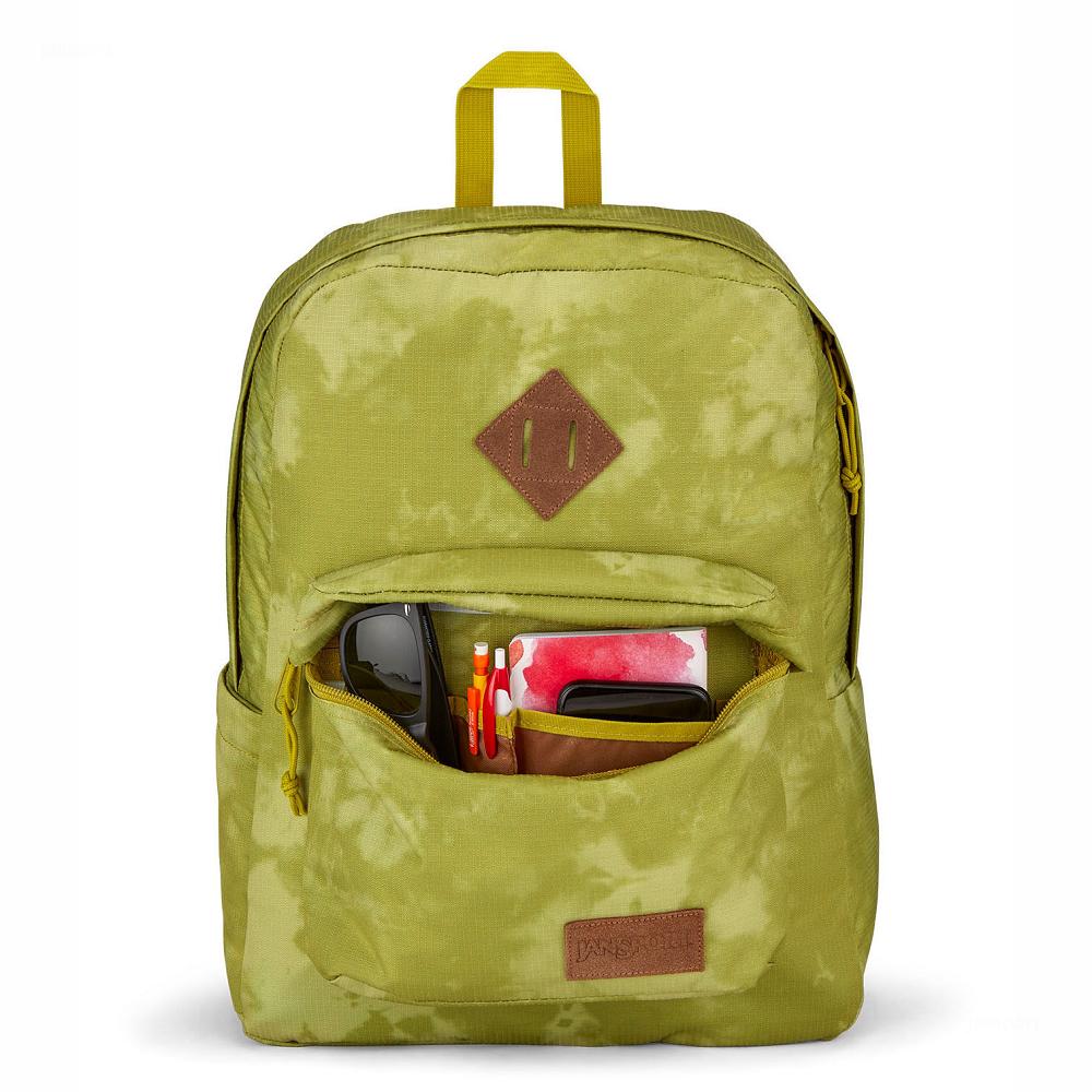 Green JanSport SUPERBREAK PLUS FX Laptop Backpacks | US_JS056