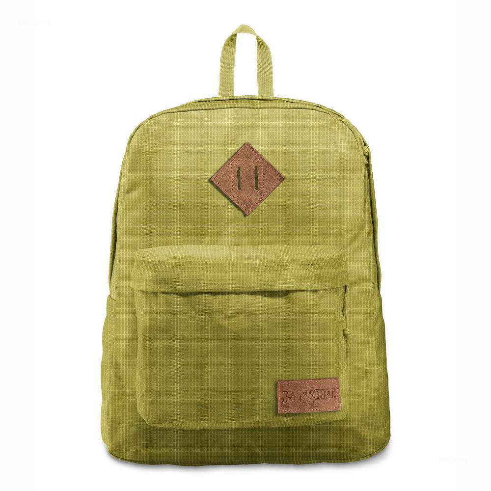 Green JanSport SUPERBREAK PLUS FX Laptop Backpacks | US_JS056