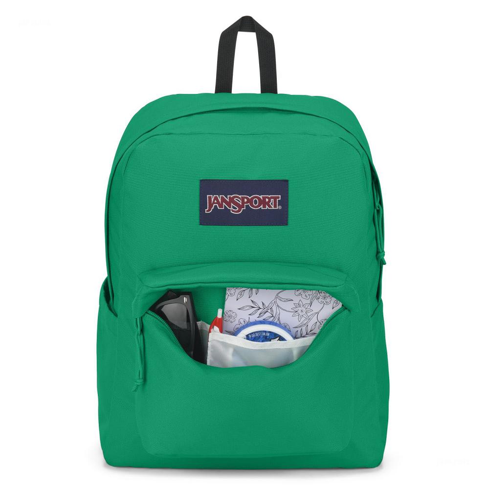 Green JanSport SuperBreak® Plus Laptop Backpacks | US_JS128