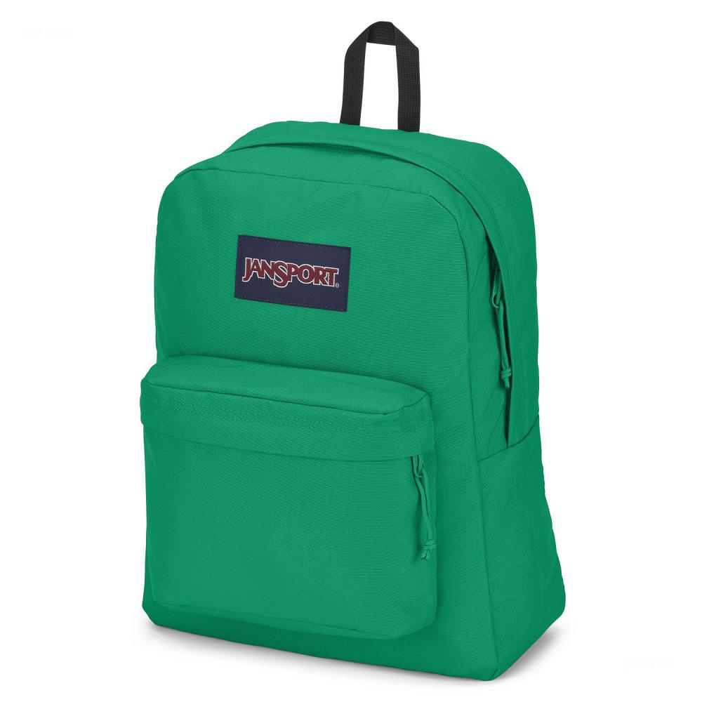 Green JanSport SuperBreak® Plus Laptop Backpacks | US_JS128