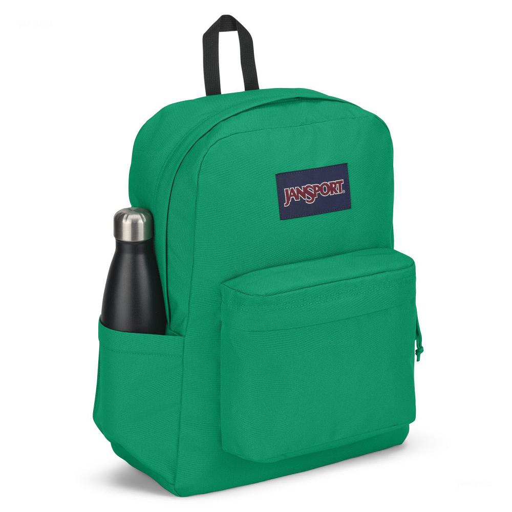 Green JanSport SuperBreak® Plus Laptop Backpacks | US_JS128