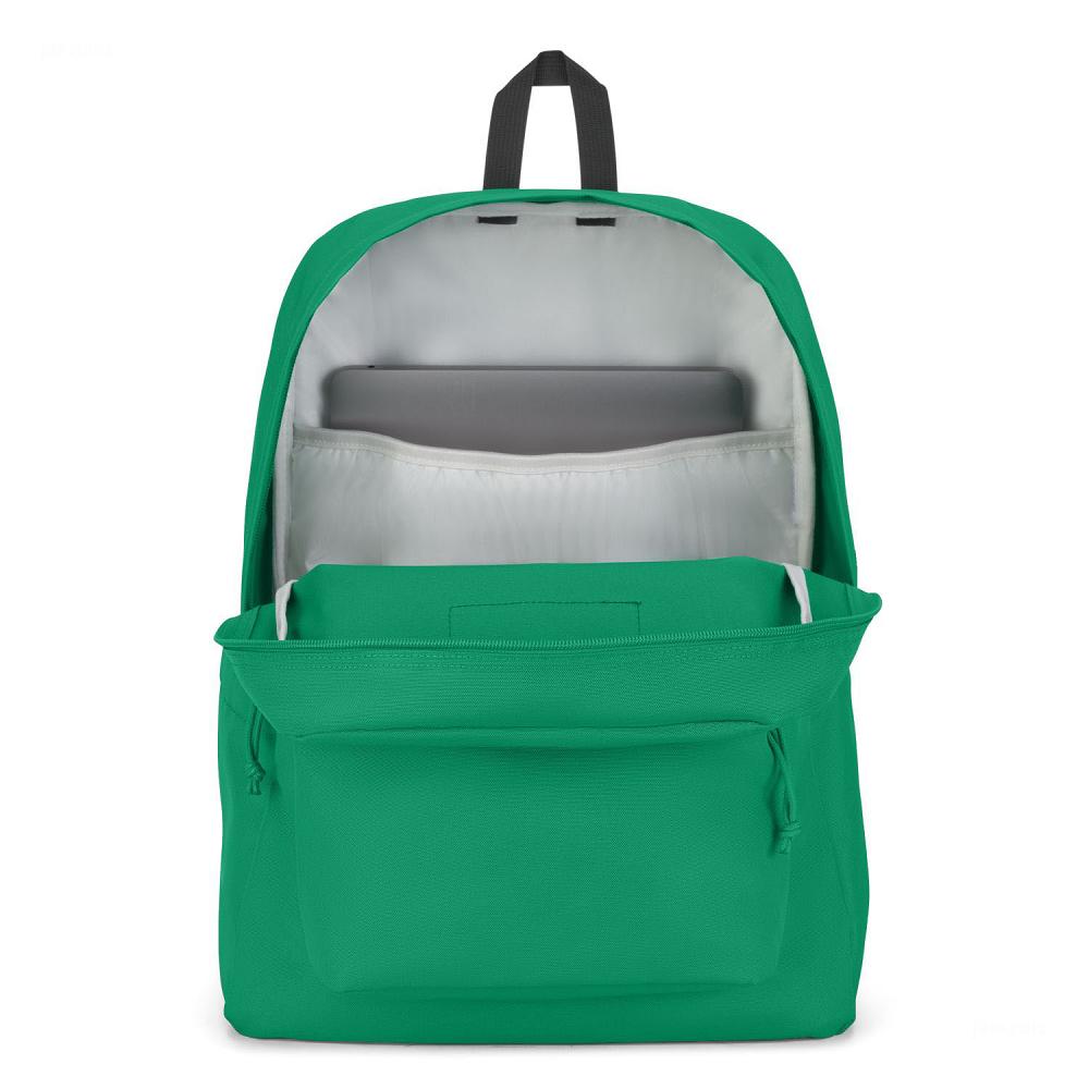 Green JanSport SuperBreak® Plus Laptop Backpacks | US_JS128