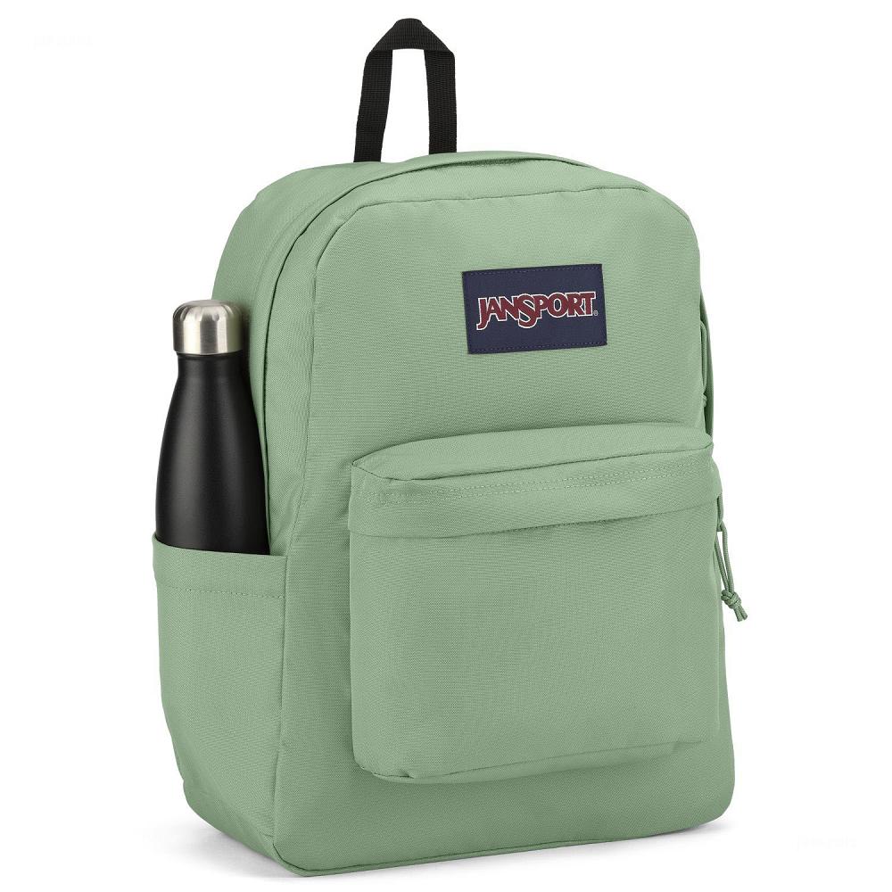 Green JanSport SuperBreak® Plus Laptop Backpacks | US_JS494